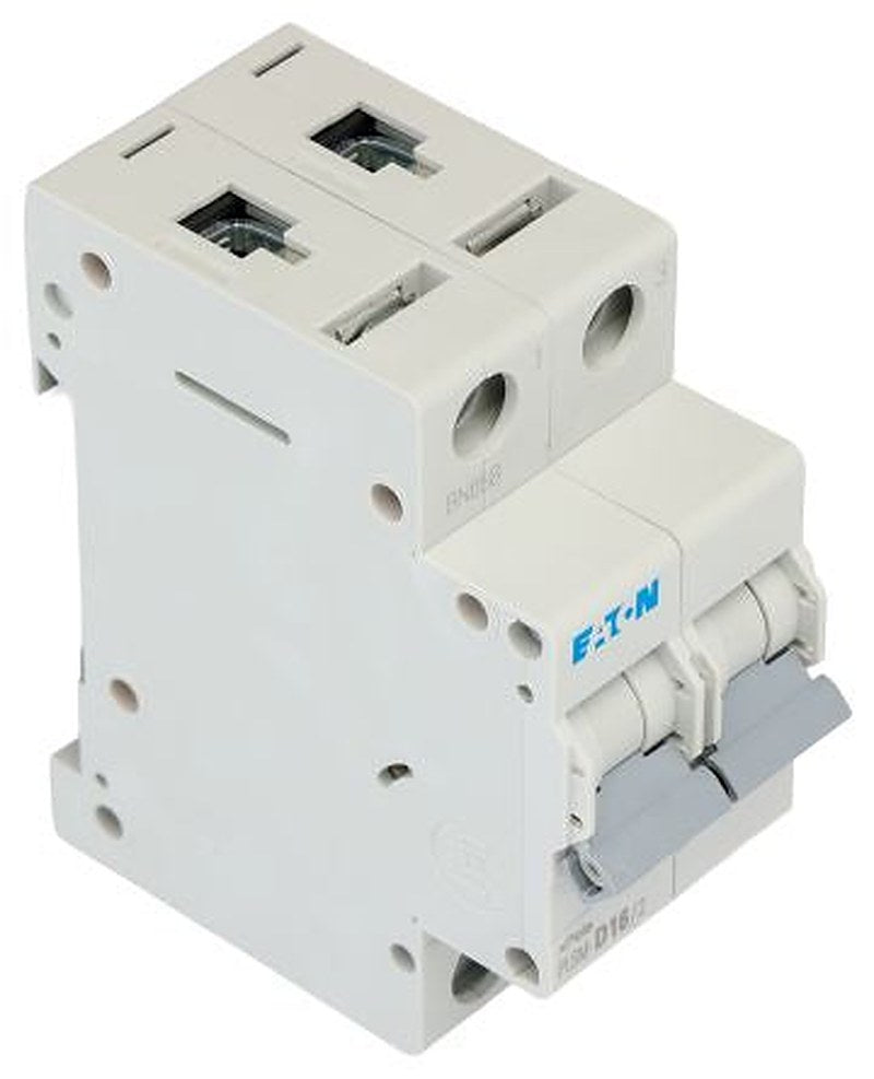 Eaton xPole PLSM Miniature Circuit Breaker, 2-Pole, 16A, Type D, 48 V dc DC, 10 kA Breaking Capacity