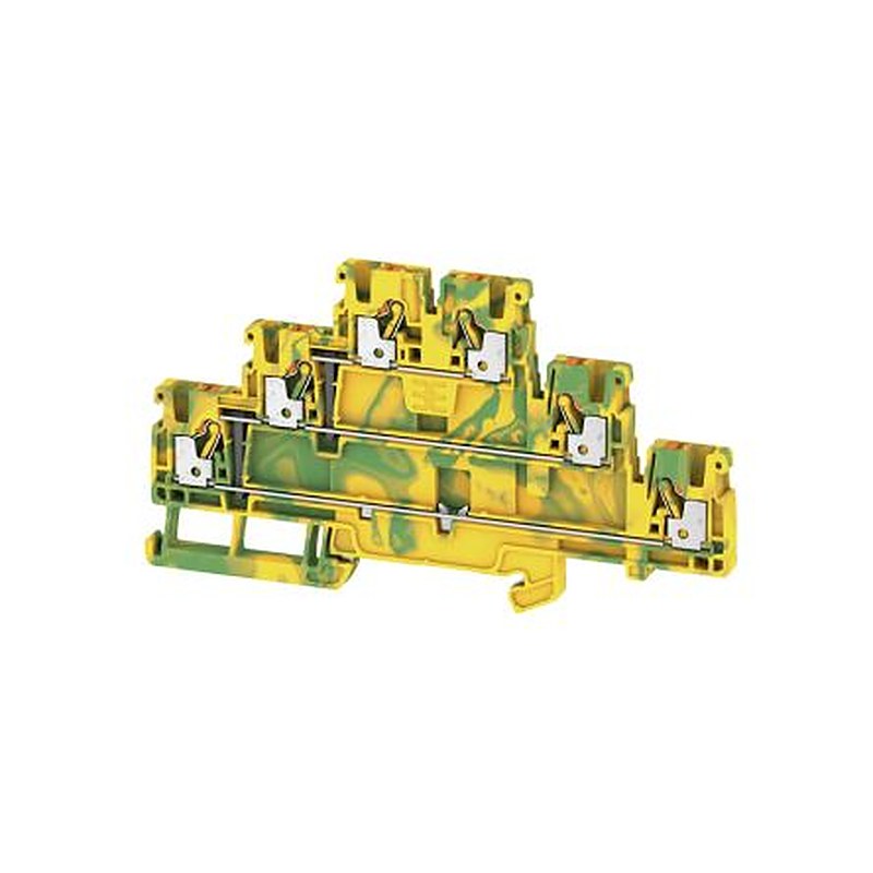 Weidmüller A3T Series Multi Level Terminal Block Dark Beige, 2.5mm², 3-Level, Push-in, IECEx/ATEX