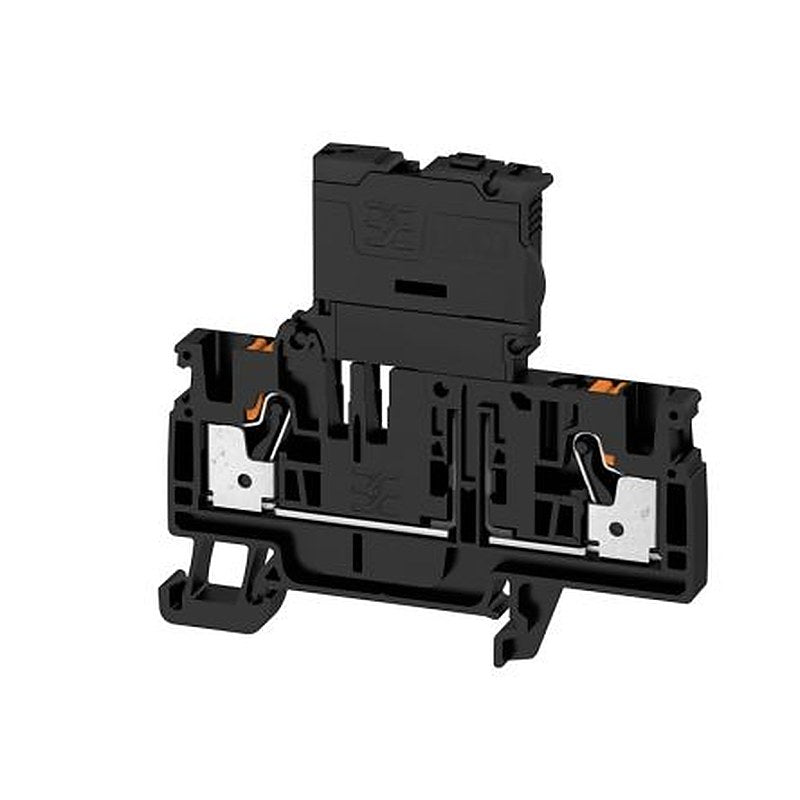 Weidmüller AFS Series Fuse Terminal Block Black, 4mm², 1-Level Fused, Push-in, IECEx/ATEX