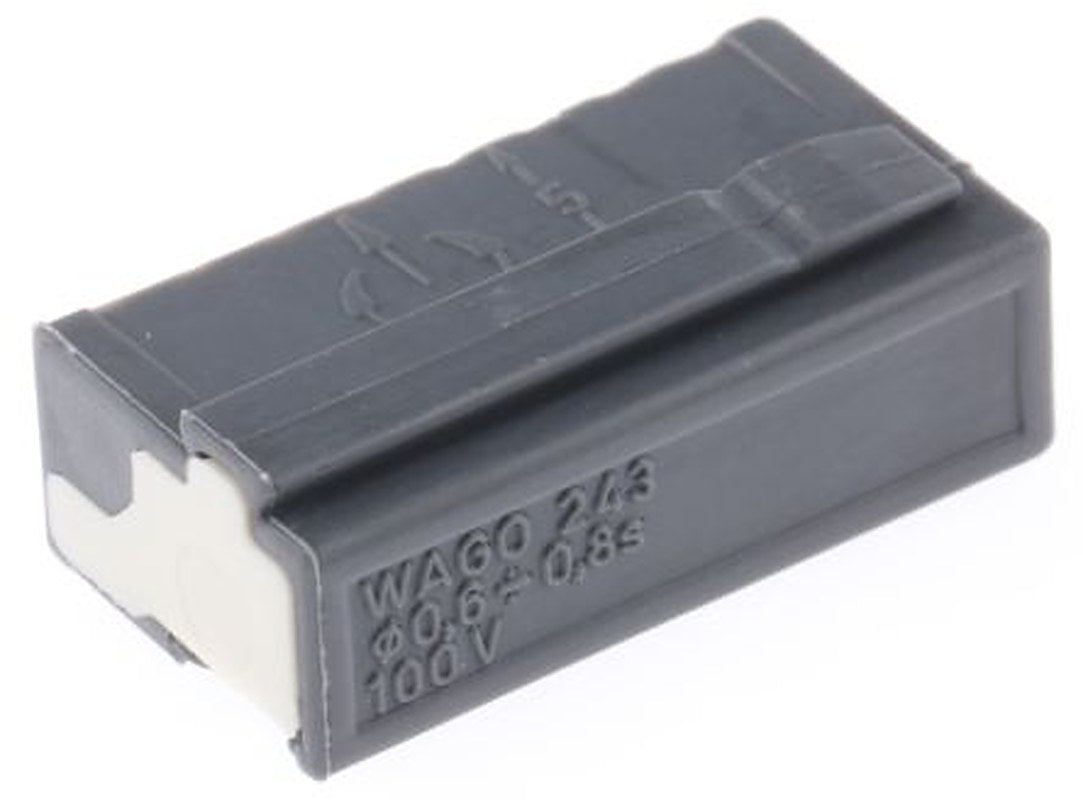 WAGO 243 MICRO PUSH WIRE Series Junction Box Connector, 8-Way, 20AWG, 22 AWG Wire, 6A Push-in