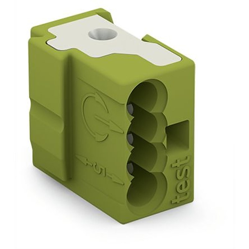 WAGO 243 Series Plug-in Connector Female Push Wire, 1-Pole, 6A, 1-Way