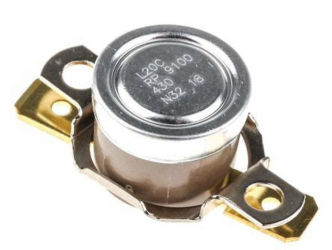 Honeywell Bi-Metallic Thermostat, Closes at 10 °C, 186 °C Max, Automatic Reset, SPST, 10 A, Bracket, Terminal
