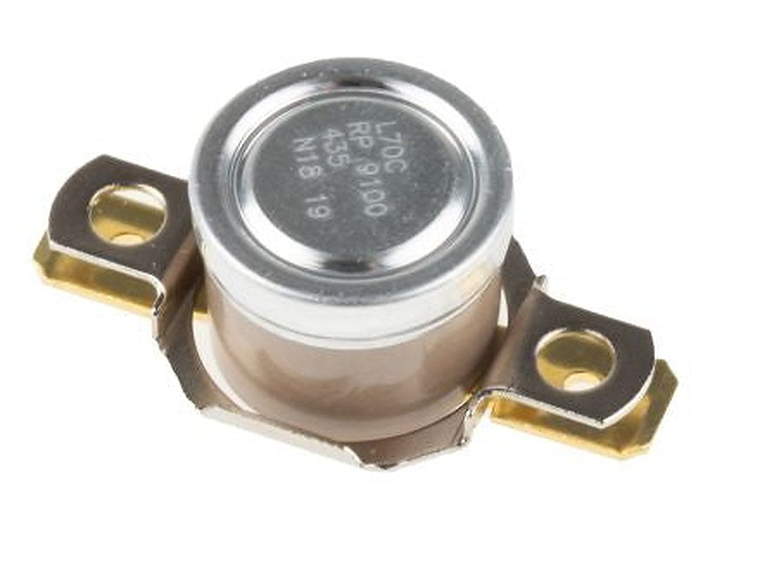Honeywell Bi-Metallic Thermostat, Closes at 55 °C, 186 °C Max Open On Rise, Close On Rise, Open, Automatic Reset, SPST,