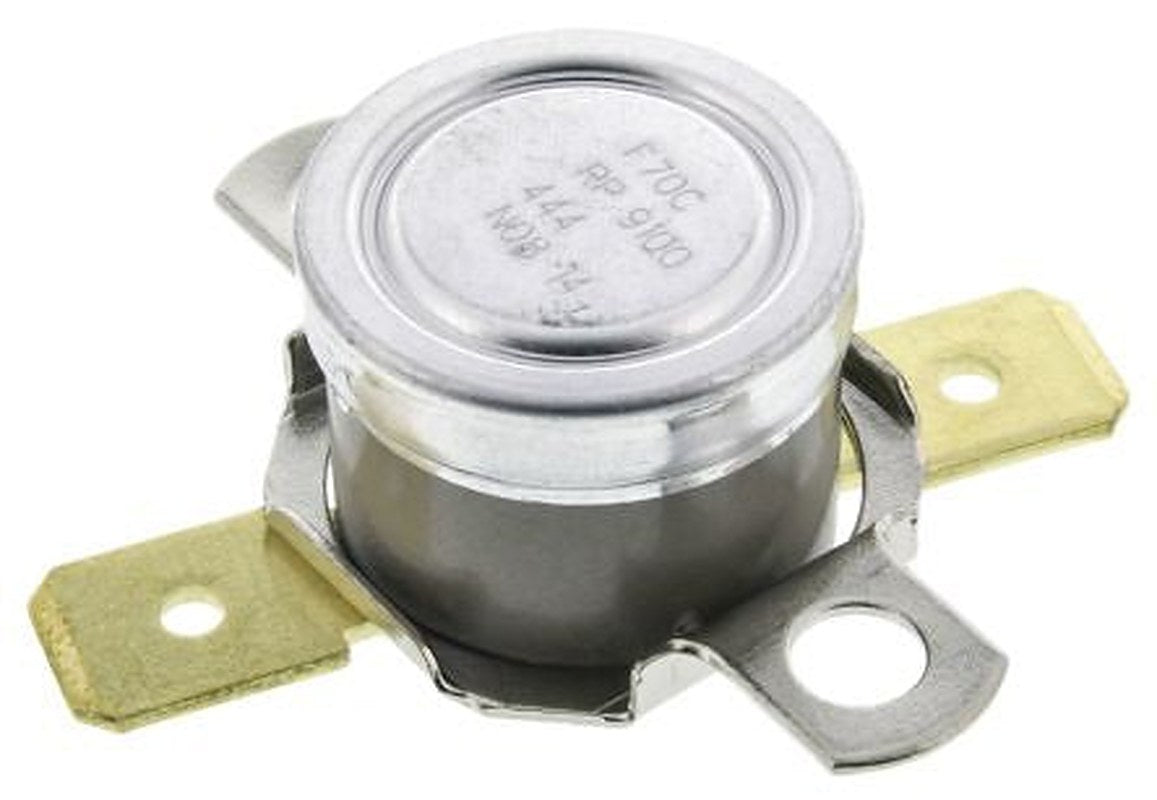 Honeywell Bi-Metallic Thermostat, Closes at 70 °C, 55 °C Max, Automatic Reset, SPST, 10 A, Bracket