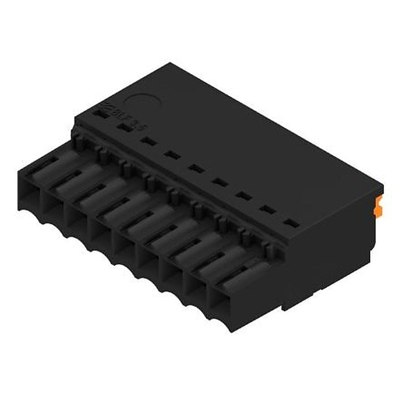 Weidmüller OMNIMATE BLF Series Pluggable Terminal Block Headers & Socket, 9-Contact, 3.5 mm Pitch, PCB, 1 Row Push-in