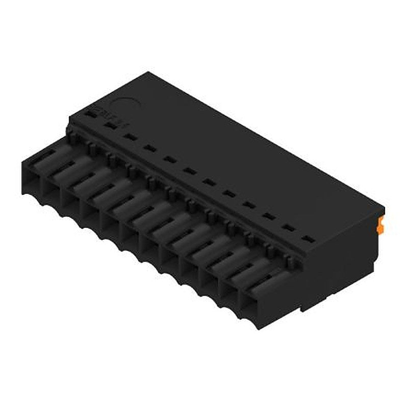Weidmüller 2459380000 Series Straight PCB Socket, 12-Contact, 1 Row, 3.5 mm Pitch Push-in
