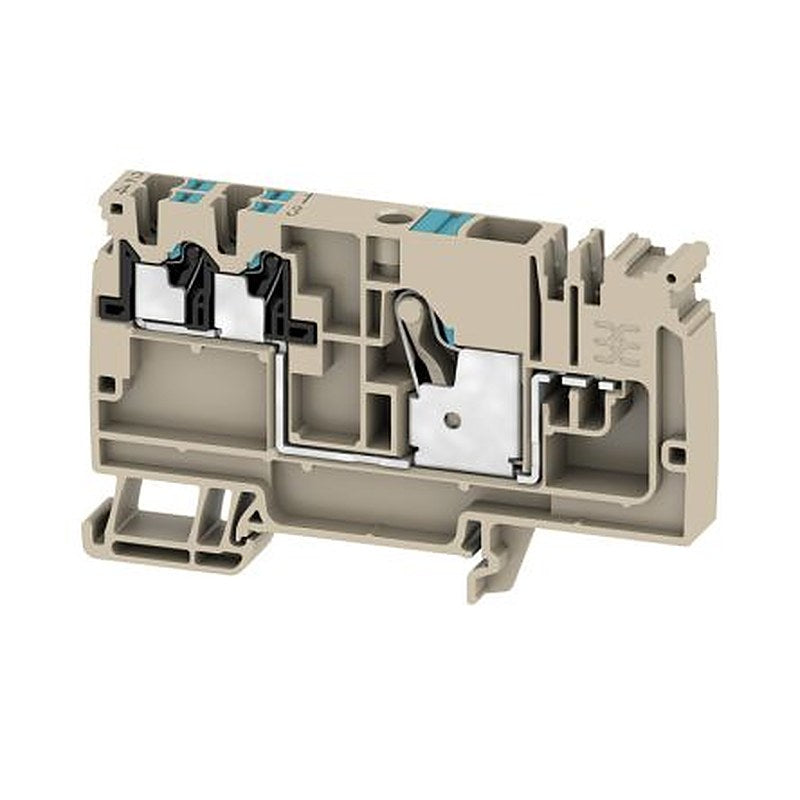 Weidmüller 2464720000 AAP Series Distribution Unit Dark Beige, 10mm², 1-Level, Push-in, IECEx/ATEX