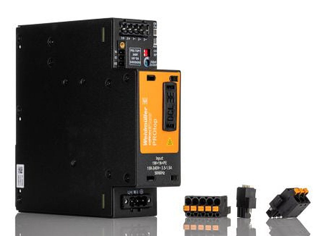 Weidmüller ProTOP Switched Mode DIN Rail Power Supply 340 V dc, 277V ac AC/DC Input 24V dc, 10 A Output DC 240 W