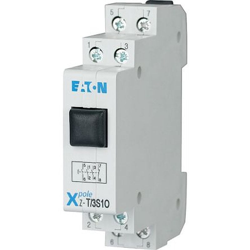 Eaton ZT Series Push Button Switch, DIN Rail, 3 NO/1 NC, IP40 400 V ac