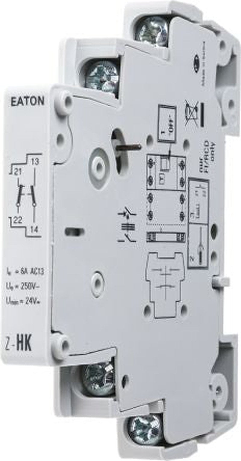 Eaton Auxiliary Contact, 2 Contact, 1 NO/1 NC, Z-HK, 3 A, 230V ac, 248432 Z-HK