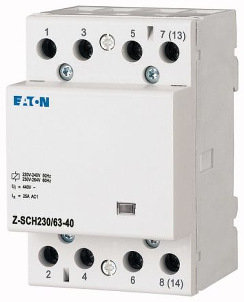 Eaton DILM Installation Contactor, 230V ac Coil, 3-Pole, 4 NO, 440V