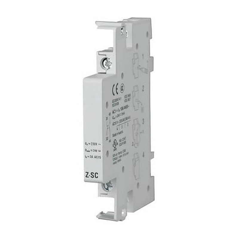 Eaton Auxiliary Contact, 2 Contact, 1 NO/1 NC, NMZ, Left, 248862 Z-SC