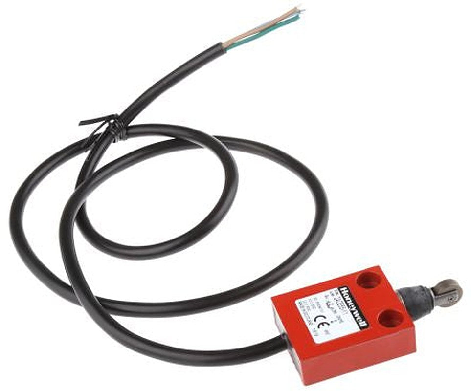 Honeywell 24CE Series Roller Plunger Limit Switch, SPST, IP67, Die Cast Zinc Housing, 240V ac, 1.5A