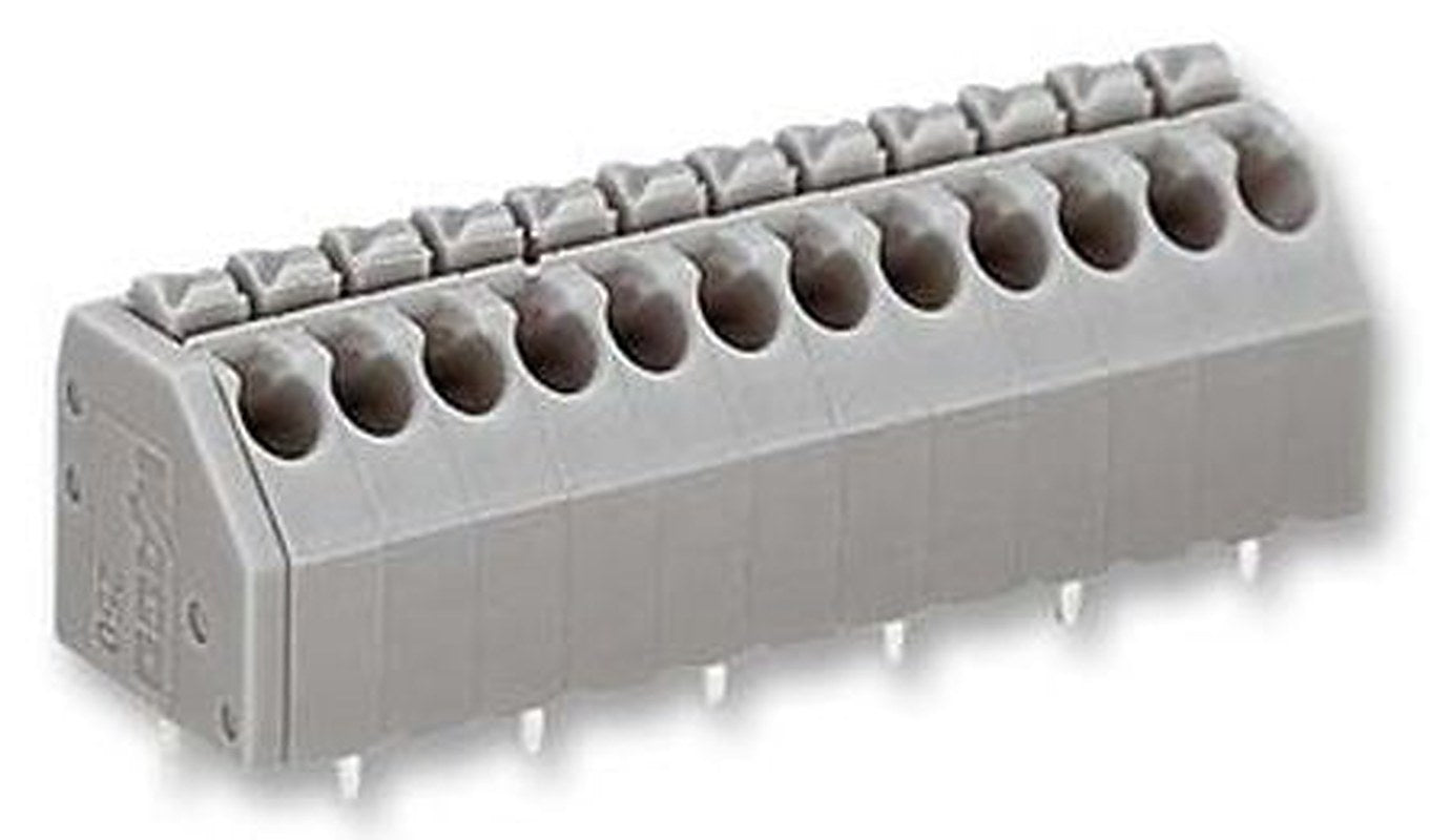 WAGO 250 Series PCB PCB Female Solder Pin, 12-Pole, 12-Way