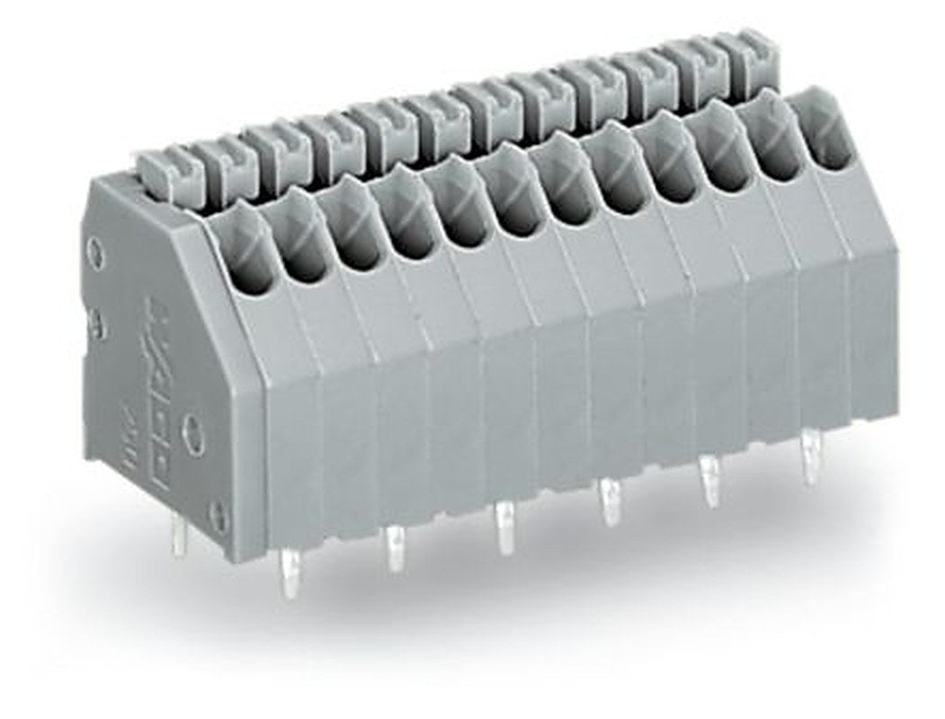 WAGO 250 Series PCB Connector, 7-Contact, 2.5 mm Pitch, 1 Row, 250-407
