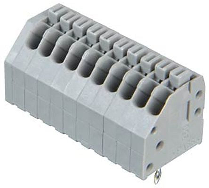 WAGO 250 Series PCB PCB Female Solder Pin, 10-Pole, 2A, 4 A, 5 A, 10-Way