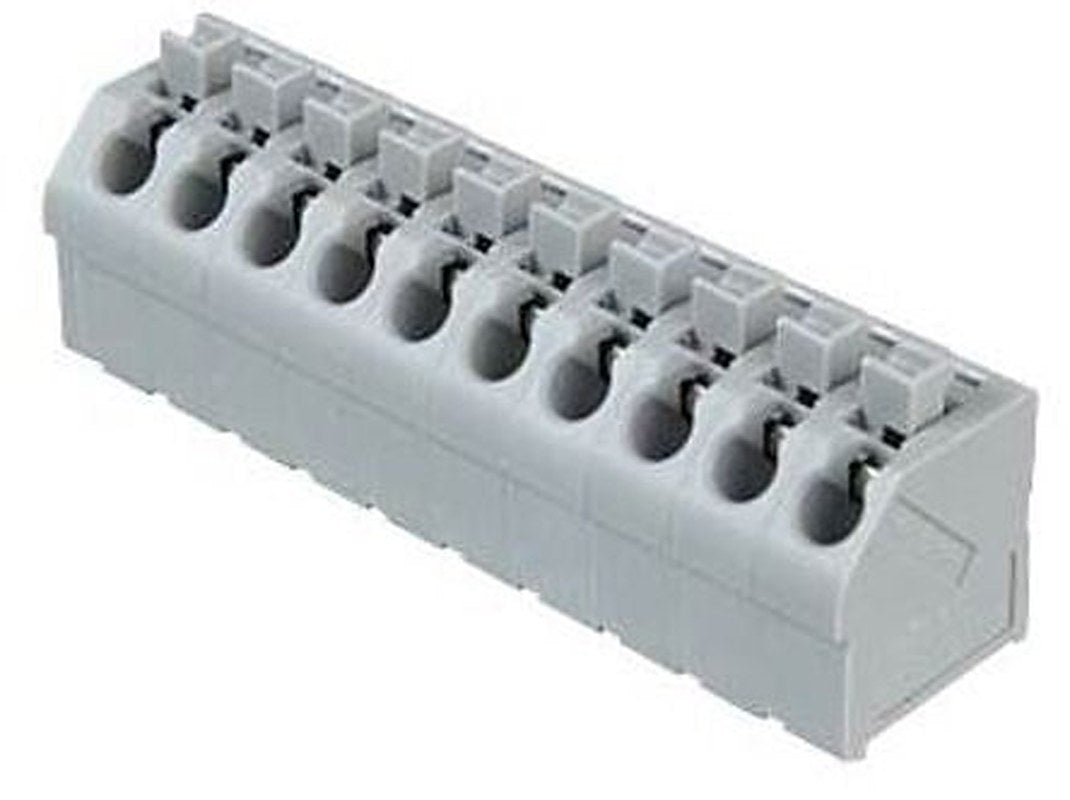 WAGO 250 Series PCB PCB Female Solder Pin, 10-Pole, 10A, 17.5 A, 2 A, 10-Way
