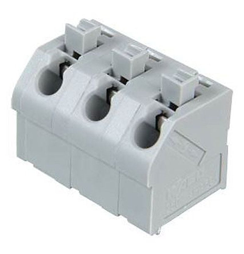 WAGO 250 Series PCB Terminal Strip Female Cage Clamp, 3-Pole, 3-Way