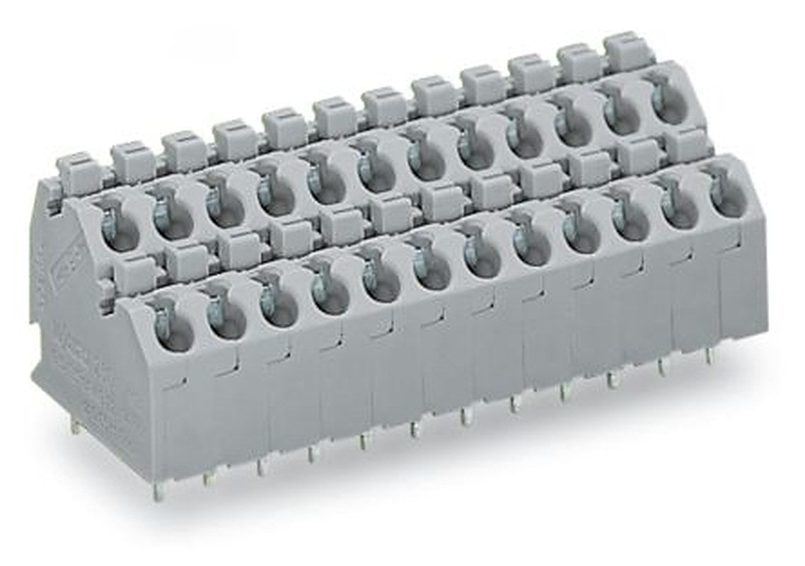 WAGO 250 Series PCB Terminal Block, 8-Contact, 5 mm Pitch, Through Hole, 2 Row