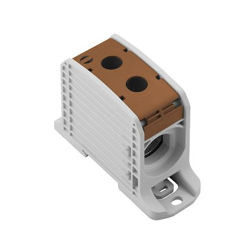Weidmüller 2502780000 WPD Series Distribution Unit Brown, 185mm², 1-Level, Screw, IECEx/ATEX