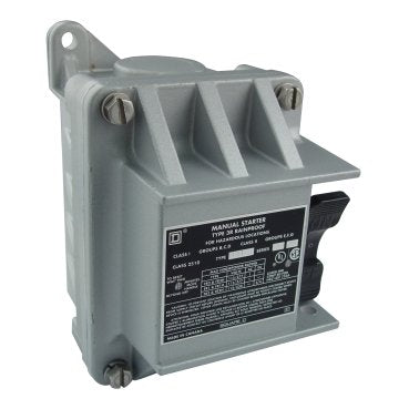 Manual starter, fractional horsepower, 16A, 1 pole, 1HP at 277VAC, no indicator, NEMA 7&9, 2 conduit opening (Manual starter fractional horsepower) is a Schneider Electric product. Designed for reliable performance and long service life. Available across Iraq — contact us for pricing and delivery options.