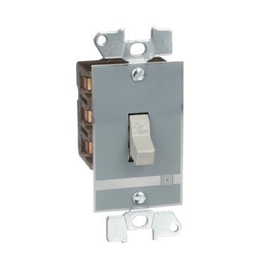 Switch, manual, 30A, 3 pole, 20HP at 575VAC, three phase, toggle operated, no indicator, open style (Switch manual) is a Schneider Electric product. Designed for reliable performance and long service life. Available across Iraq — contact us for pricing and delivery options.