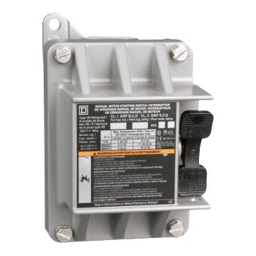 Switch, manual, 30A, 3 pole, 10HP at 575VAC, three phase, toggle operated, no indicator, NEMA 7/9, one conduit opening (Switch manual) is a Schneider Electric product. Designed for reliable performance and long service life. Available across Iraq — contact us for pricing and delivery options.