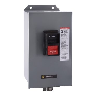 Manual starter, integral horsepower, NEMA M1, 600VAC, 2 pole, 3HP at 230VAC, 1 phase, no indicator, NEMA 12 (Manual starter integral horsepower) is a Schneider Electric product. Designed for reliable performance and long service life. Available across Iraq — contact us for pricing and delivery options.