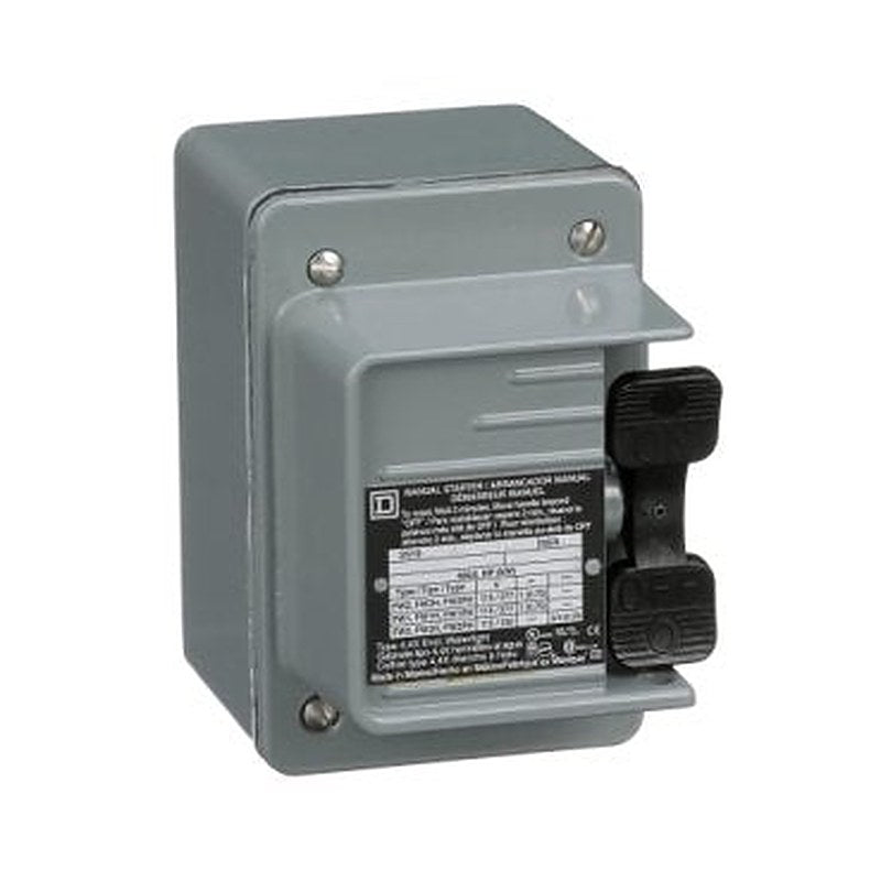 Manual starter, fractional horsepower, 16A, 1 pole, 1HP at 277VAC, no indicator, NEMA 4 enclosure, 1 conduit opening (Manual starter fractional horsepower) is a Schneider Electric product. Designed for reliable performance and long service life. Available across Iraq — contact us for pricing and delivery options.