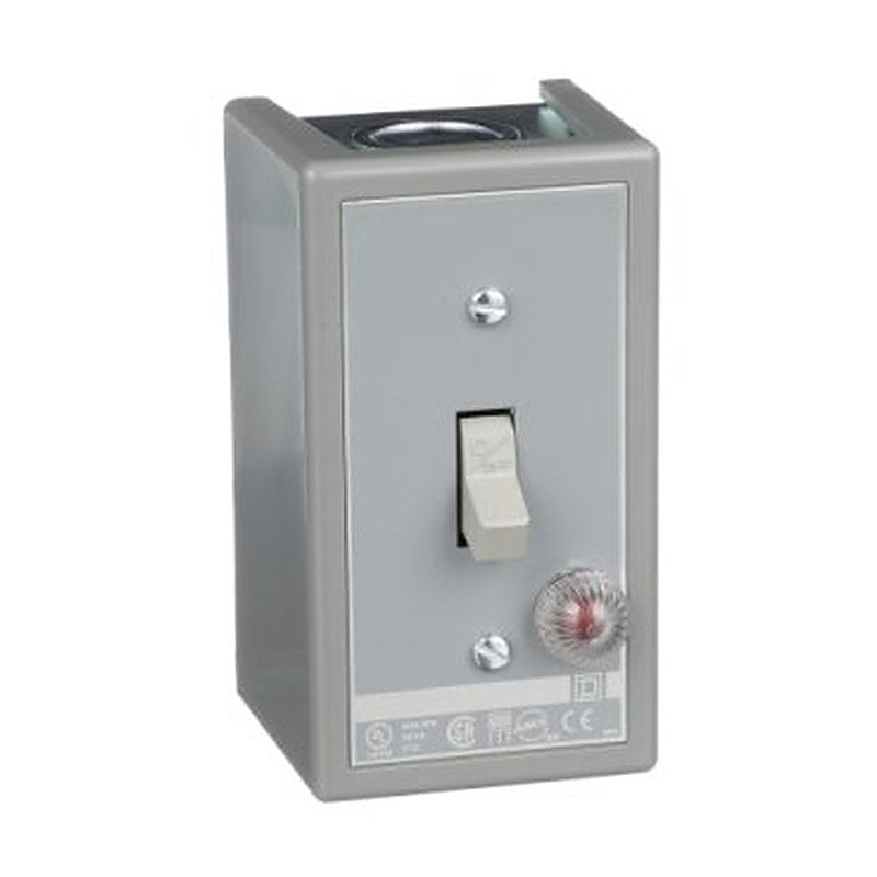 Switch, manual, 30A, 2 pole, 3HP at 575VAC, single phase, toggle operated, red 115VAC indicator, NEMA 1 enclosure (Switch manual) is a Schneider Electric product. Designed for reliable performance and long service life. Available across Iraq — contact us for pricing and delivery options.