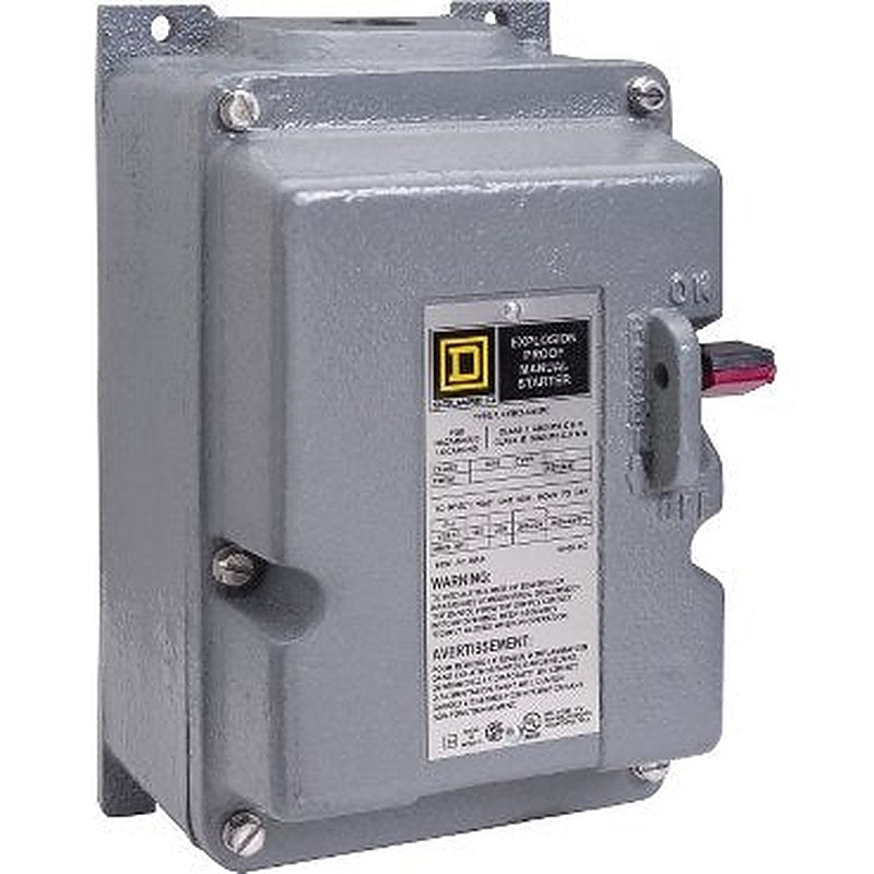 Manual starter, integral horsepower, NEMA M1, 600VAC, 3 pole, 10HP at 380/575VAC, 3 phase, no indicator, NEMA 7/9 (Manual starter integral horsepower) is a Schneider Electric product. Designed for reliable performance and long service life. Available across Iraq — contact us for pricing and delivery options.