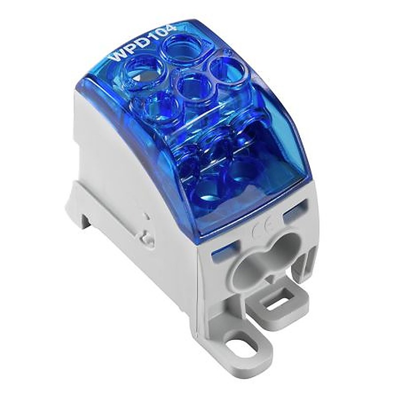Weidmüller 2518250000 WPD Series Distribution Unit Blue, 25mm², 1-Level, Screw, IECEx/ATEX