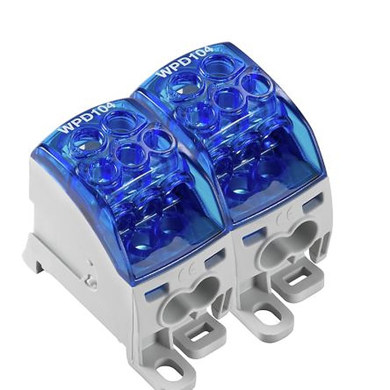 Weidmüller 2518330000 WPD Series Distribution Unit Blue, 1-Level, Screw, IECEx/ATEX