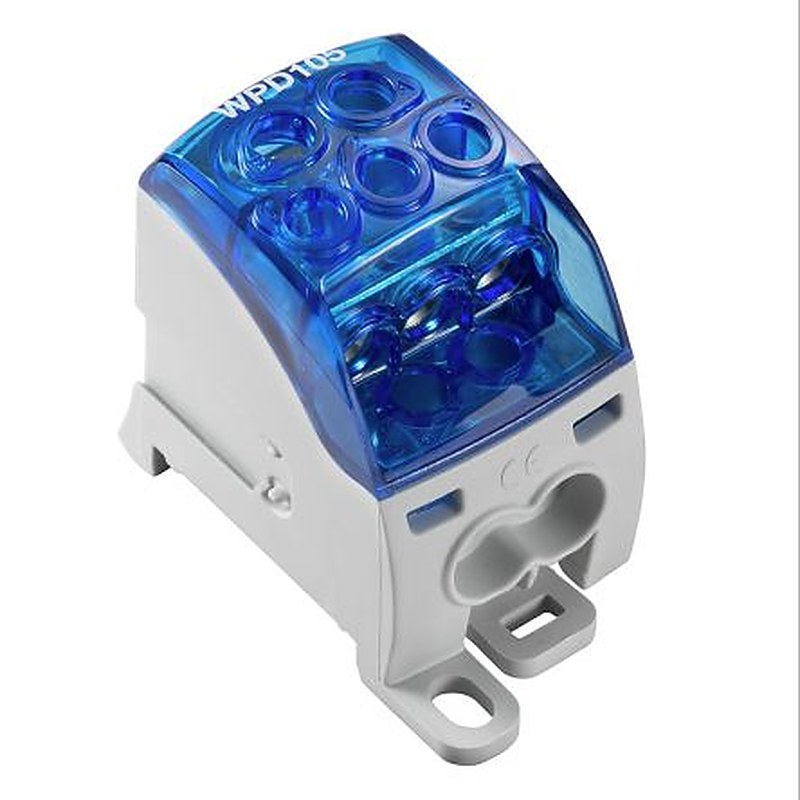 Weidmüller 2518540000 WPD Series Distribution Unit Blue, 1-Level, Screw, IECEx/ATEX