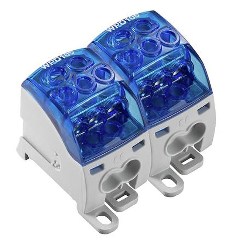 Weidmüller 2519470000 WPD Series Distribution Unit Blue, 1-Level, Screw, IECEx/ATEX