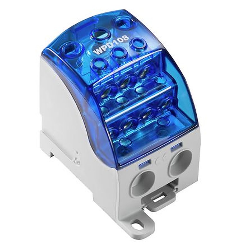 Weidmüller 2519480000 WPD Series Distribution Unit Blue, 1-Level, Screw, IECEx/ATEX