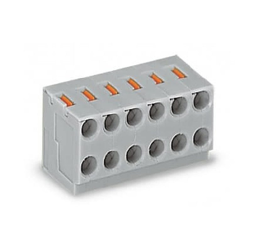 WAGO PCB Terminal Block, 3-Contact, 3.5 mm Pitch, 1 Row, 252-103