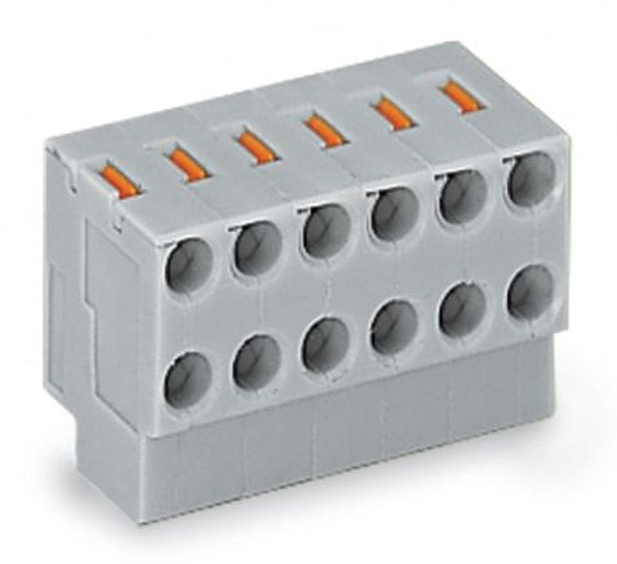WAGO 252 Series Plug-in Connector Female Push-in, 9-Pole, 2A, 9-Way