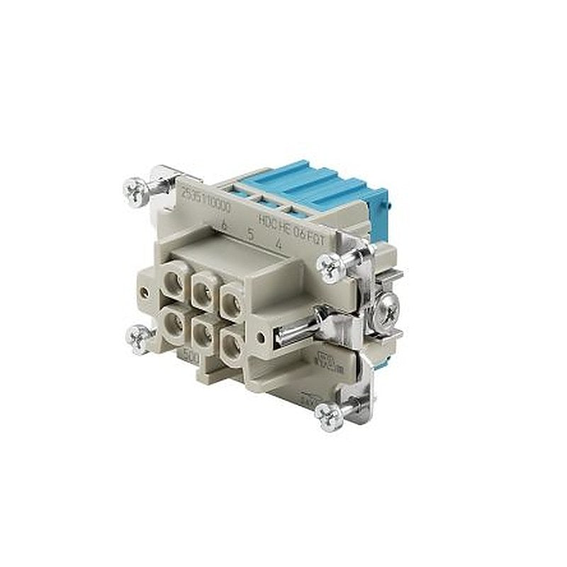 Weidmüller Contact Insert, 24A, HE Series Female, 6 Contacts
