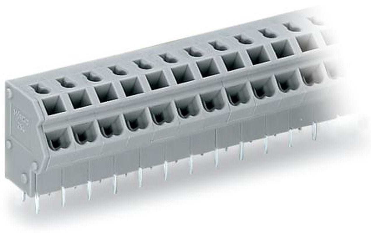 WAGO 254 Series PCB Terminal Block, 6-Contact, 5.08 mm Pitch, Through Hole, 1 Row