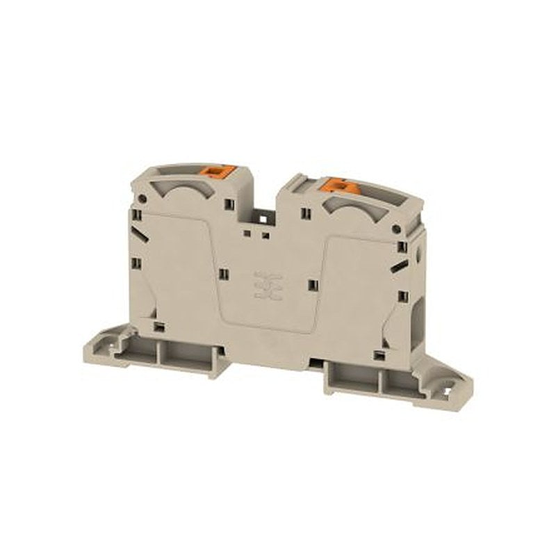 Weidmüller A2C Series Feed Through Terminal Block Dark Beige, 35mm², 1-Level, Push-in, IECEx/ATEX