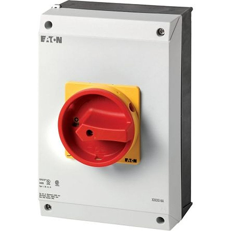 Eaton 3-Pole Surface Mount Isolator Switch -, IP65, 63A, 30 kW