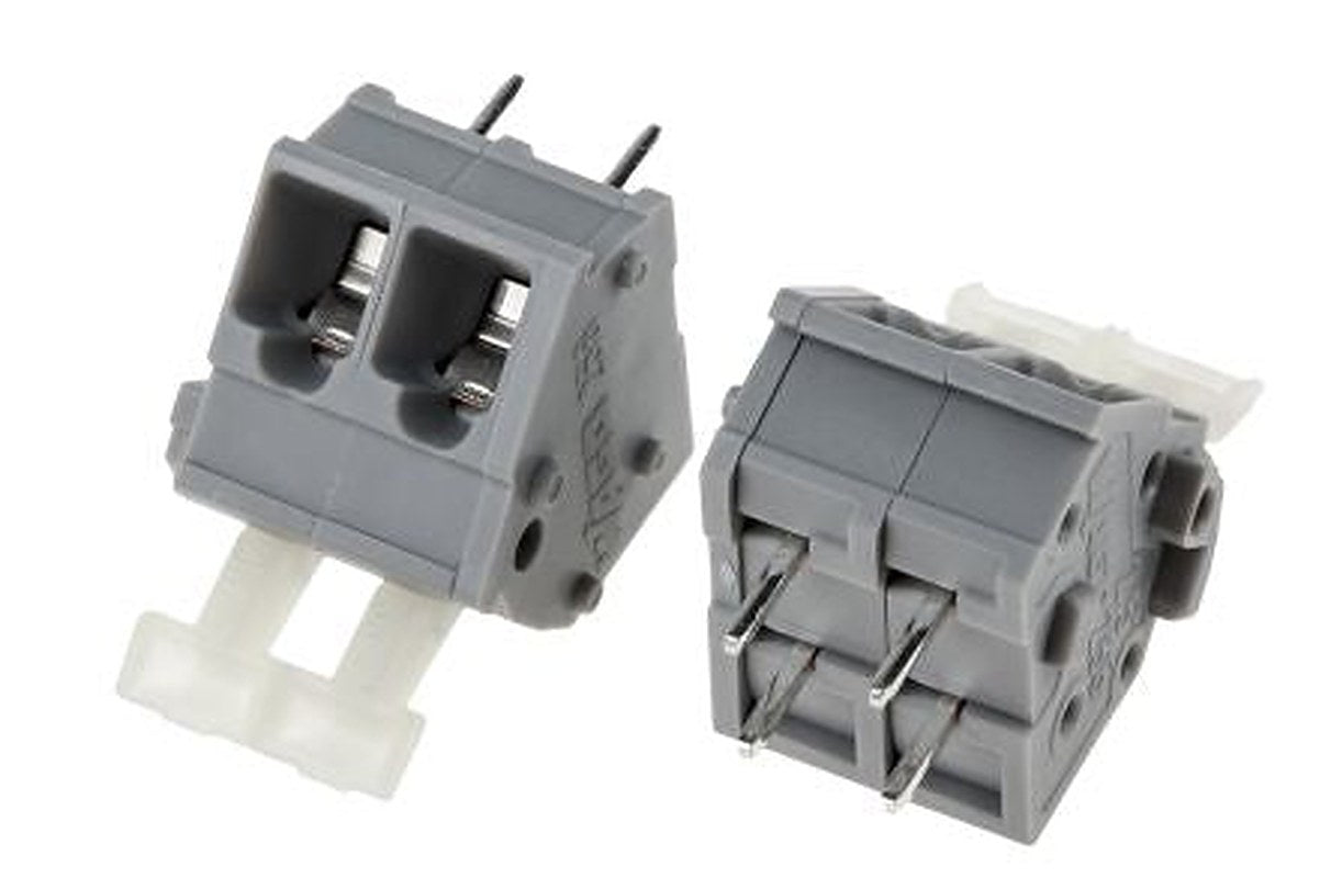 WAGO 256 Series PCB Terminal Block, 2-Contact, 5.08 mm Pitch, 1 Row
