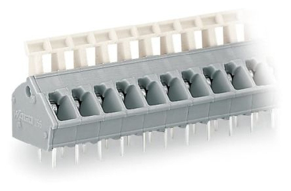 WAGO 256 Series PCB Terminal Block, 5-Contact, 5.08 mm Pitch, Through Hole, 1 Row