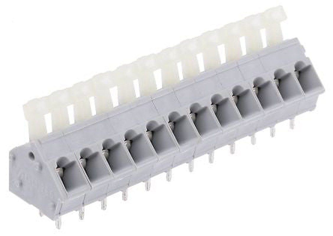 WAGO 256 Series PCB Terminal Block, 12-Contact, 5.08 mm Pitch