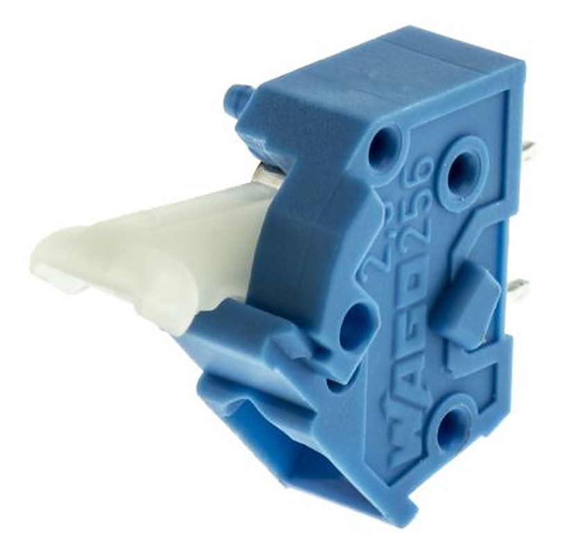 WAGO 256 Series PCB Terminal Block, Through Hole