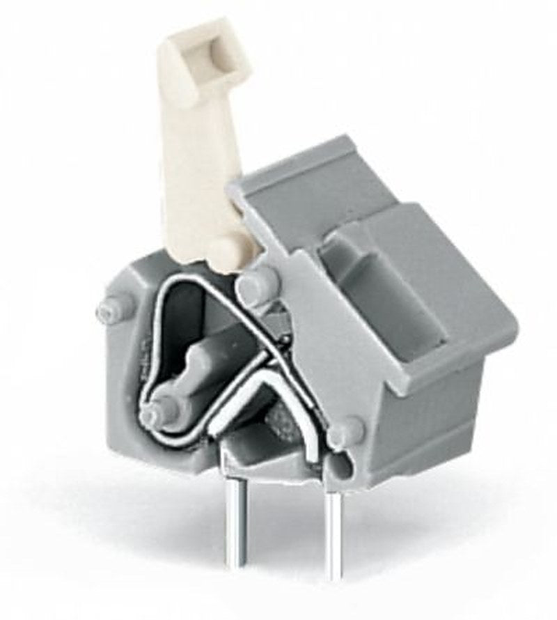 WAGO 256 Series PCB Connector, 1-Contact, 10.16 mm Pitch, Through Hole, 2 Row