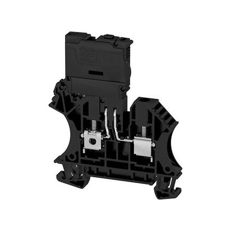 Weidmüller 2561900000 WFS Series Fuse Terminal Block Black, 4mm², 1-Level Fused, Screw, IECEx/ATEX