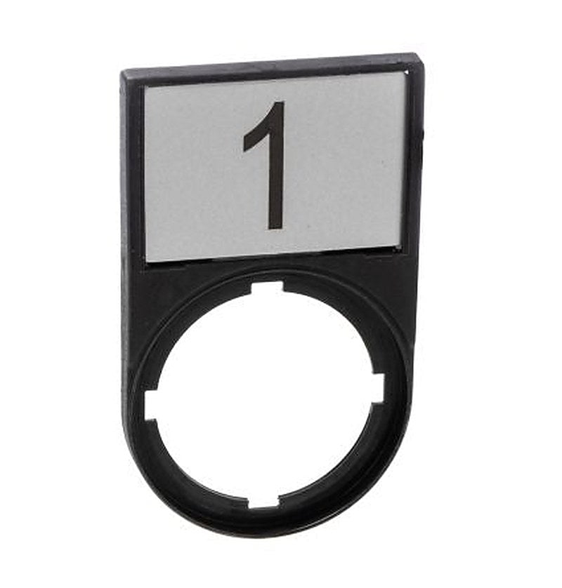 Eaton Legend Plate Holder with Insert for Use with 22.5 mm Modular Pushbuttons and Indicating Light