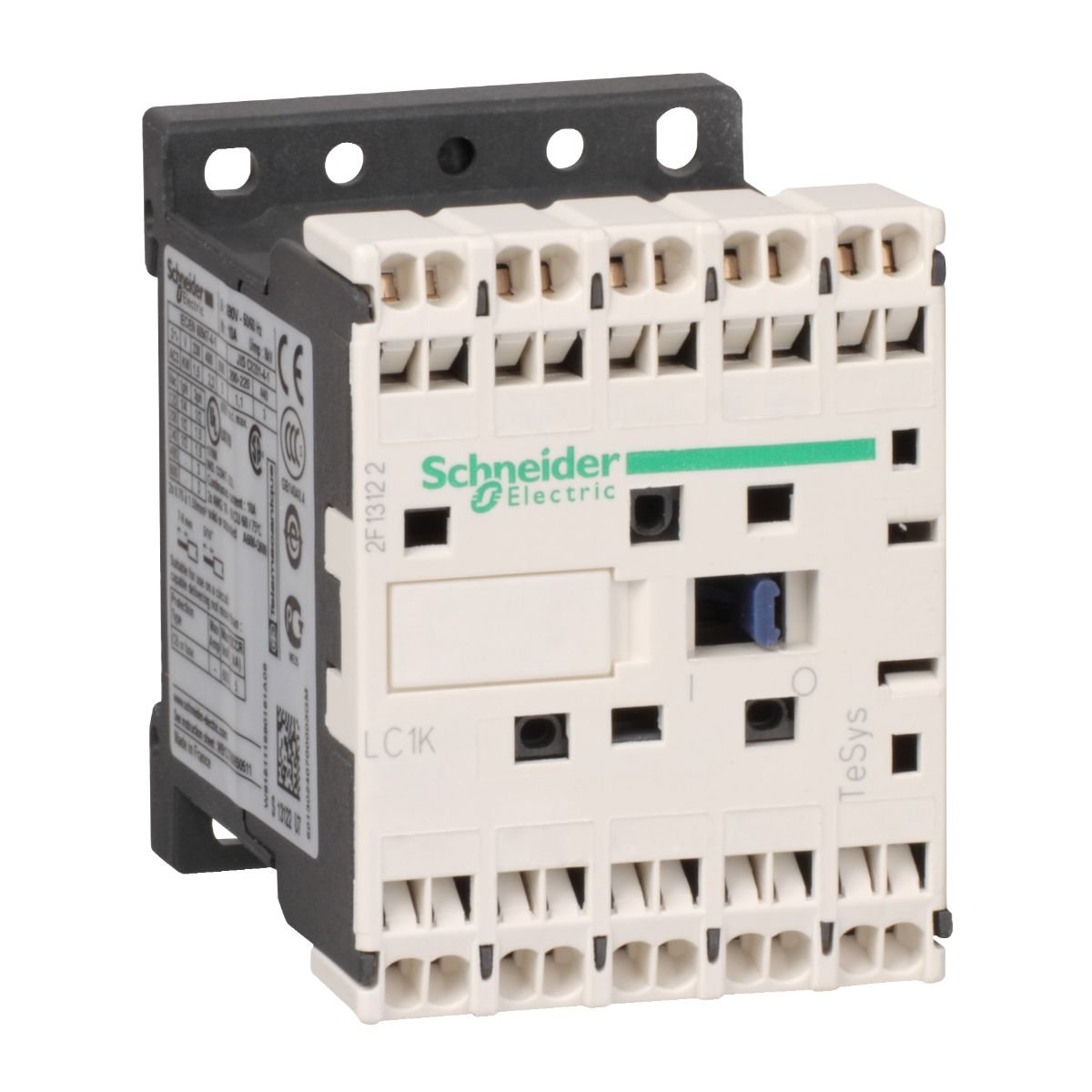 The Schneider Electric contactor for motor control applications. It provides a low consumption coil with electronic control. For operating rates until 600 cycles per hour and environments until 60°C, it procures high reliability and durability. It is compact and has DIN-rail mounting or screw fixing and optimized size to save customer cabinet space. Wide range of accessories to satisfy different customer usage 3 pole Easier to install and operate with multi-standard screws Improved fire resistance, and dust